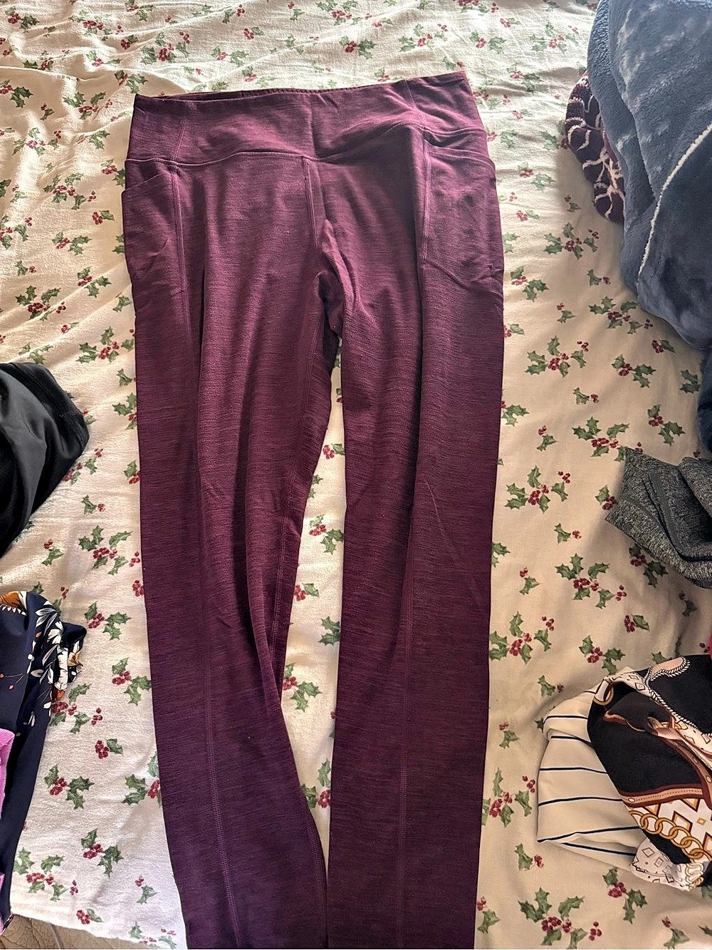 Victoria's Secret Essential High-Rise Pocket Leggings Women's Purple Leggings